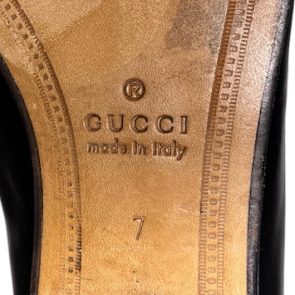 Gucci Men’s Bicolor Moccasins Betis Glamour Loafers size 7 UK Black/Cream - Picture 12 of 14